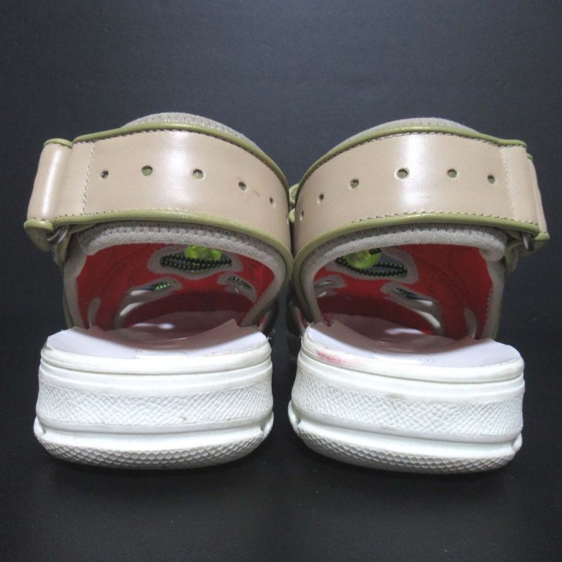 Gucci Mesh Velcro Sandals Size 34 Beige Multicolor — view 4