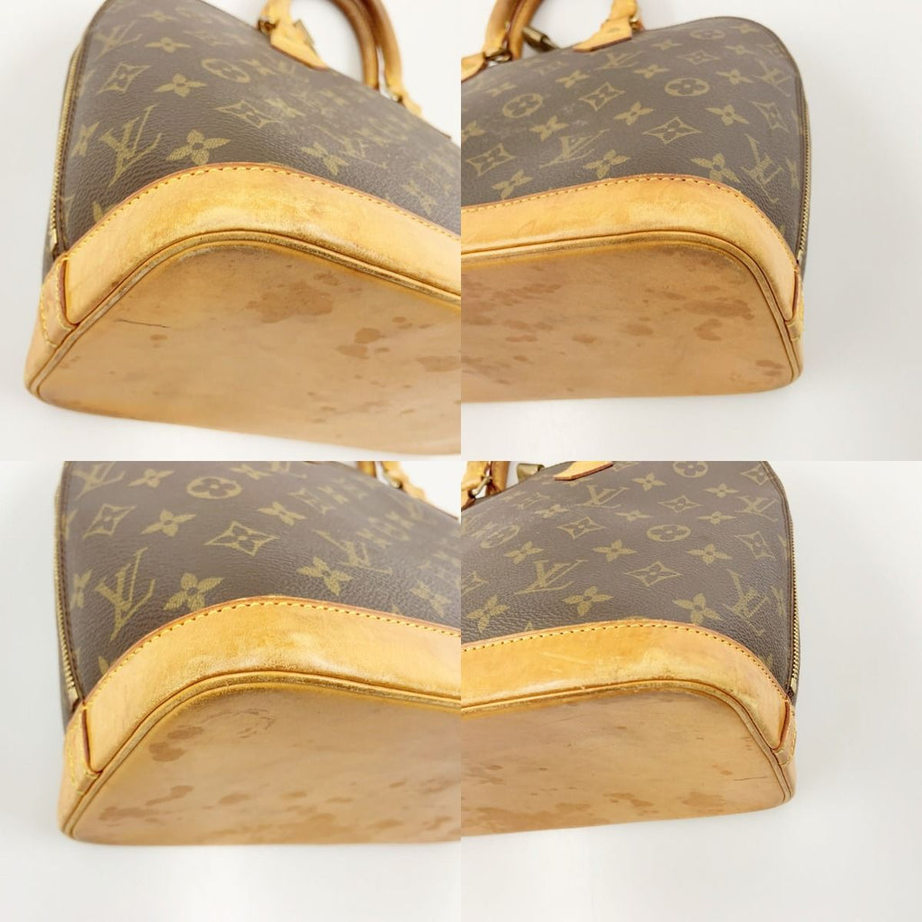 Louis Vuitton Monogram Alma Handbag Brown — view 7