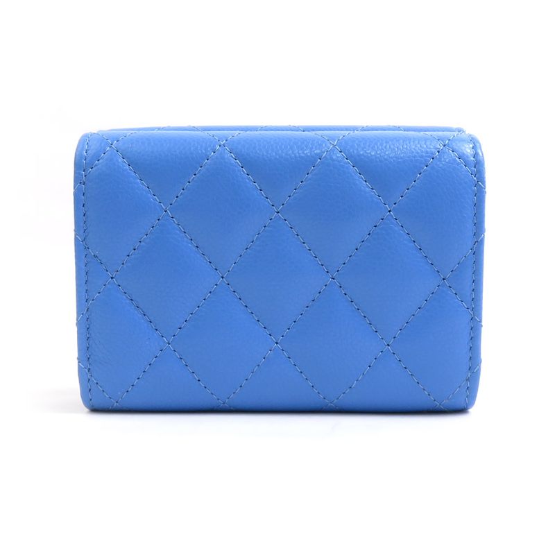 Chanel Trifold Caviar Wallet — view 2