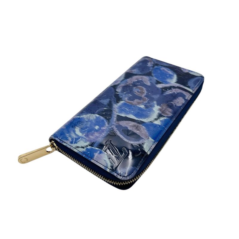 Louis Vuitton Monogram Vernis Long Wallet Ikat Flower — view 3