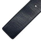 Gucci Belt Accessories Small Interlocking G Stripe Leather Canvas Navy — view 9