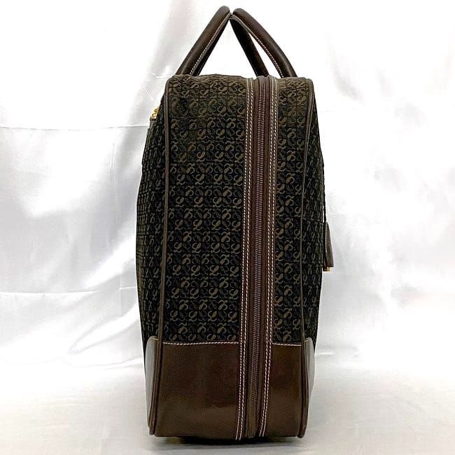 Loewe Boston Bag Brown Anagram — view 4