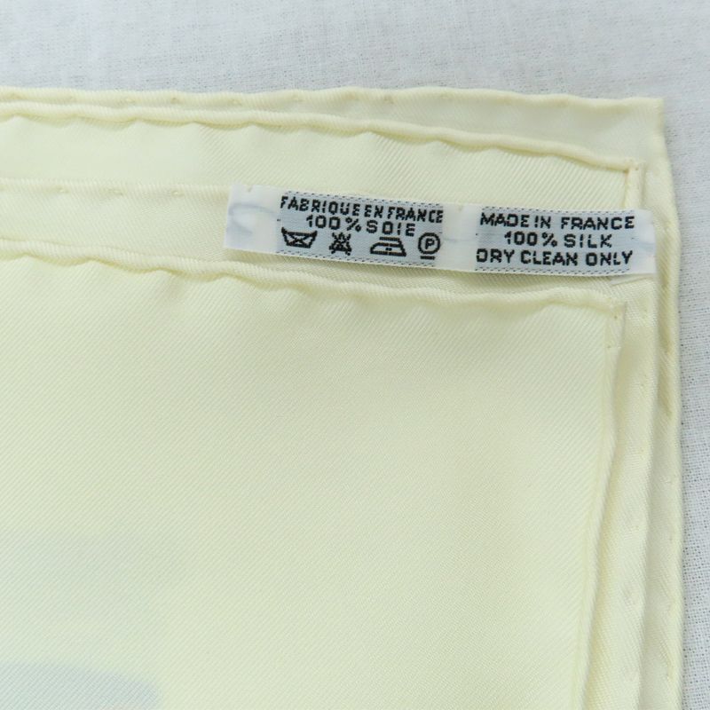 Hermes Carre 90 NUBA Mountain Scarf Silk White Multicolor Animal — view 9