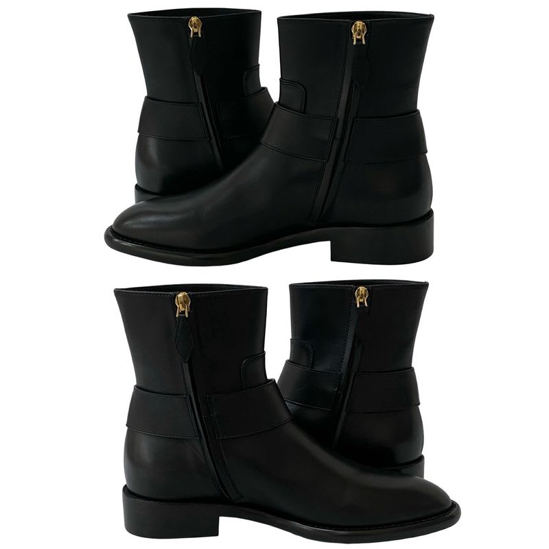 Louis Vuitton Waist Side Line Ankle Boots Logo Hardware — view 5