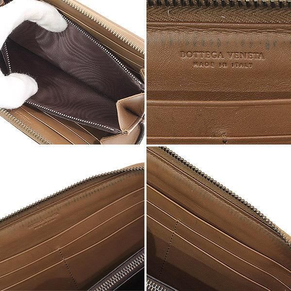 Bottega Veneta Intrecciato Leather Zip Around Design Wallet Long — view 4