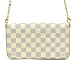 Louis Vuitton Chain Wallet Damier Azur Pochette Felicie — view 3