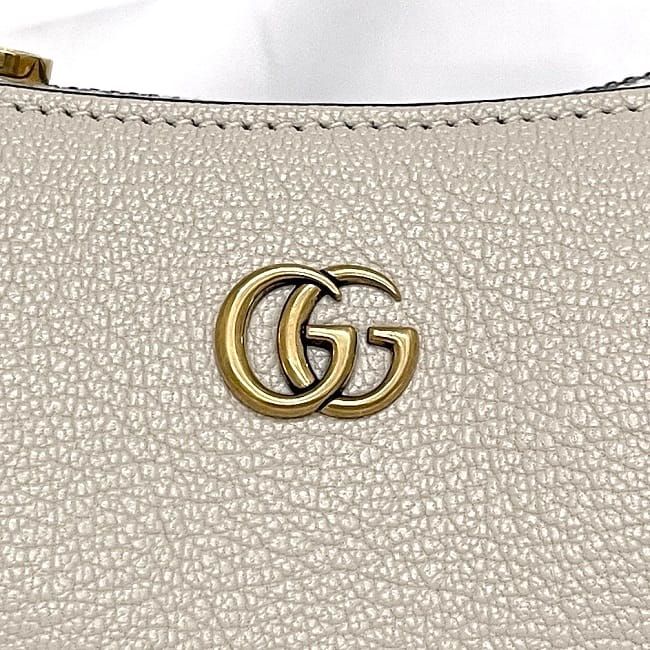 Gucci Mini Shoulder Bag Aphrodite White GG Marmont — view 5