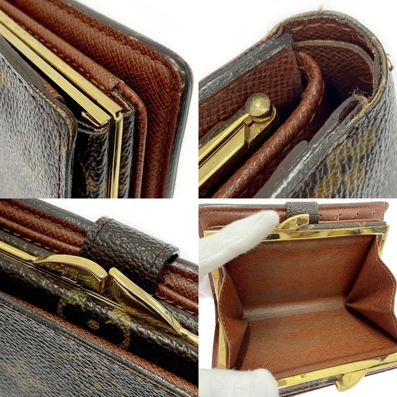 Louis Vuitton Monogram Porte Monnaie Vieviennois Brown Bifold — view 6