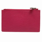 Louis Vuitton Epi Pochette Cles Tribal Mask Pink Coin Case Wallet 2274 — view 3