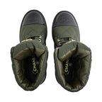 Chanel Shorts Khaki Black Coco Mark Size 37 Shoes — view 6