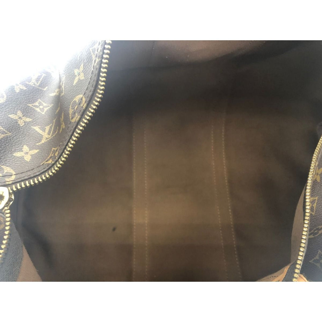 Louis Vuitton Boston Bag Monogram Keepall 50 key Miss Ing Brown — view 6