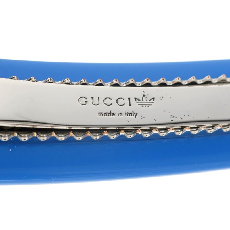 Gucci Adidas Collaboration Hair Clip Blue Silver Color Star — view 9