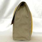 Hermes Clutch Bag Tapidocel Yellow Beige Cotton — view 2