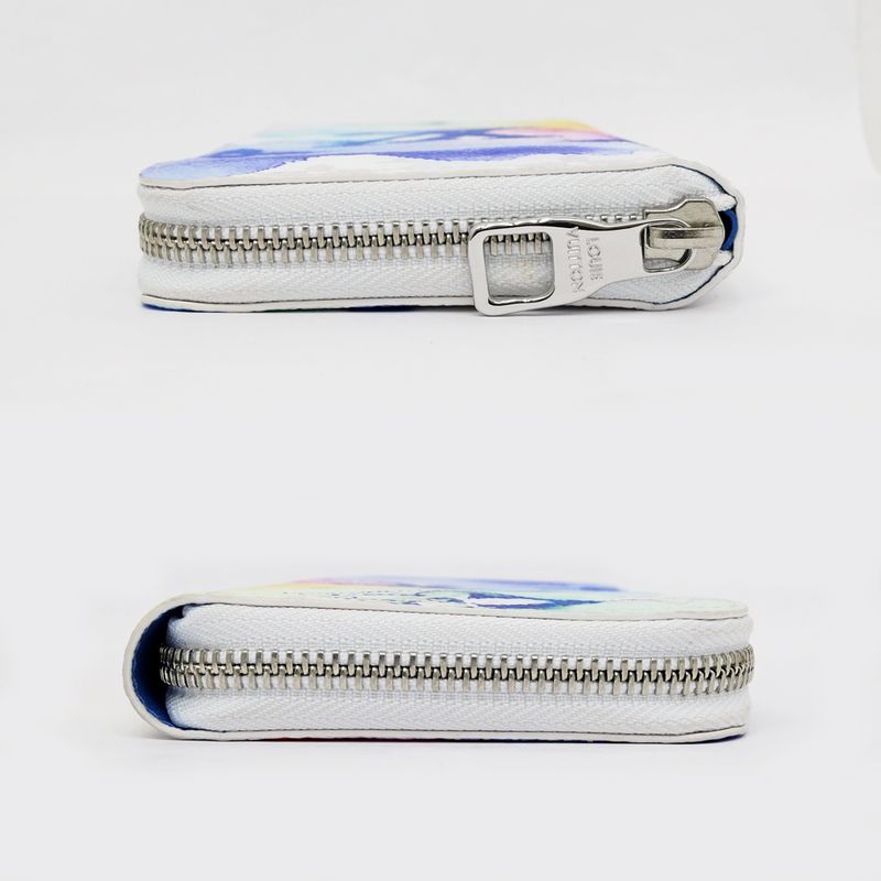 Louis Vuitton Zippy Wallet Vertical Monogram Water Color Long — view 3