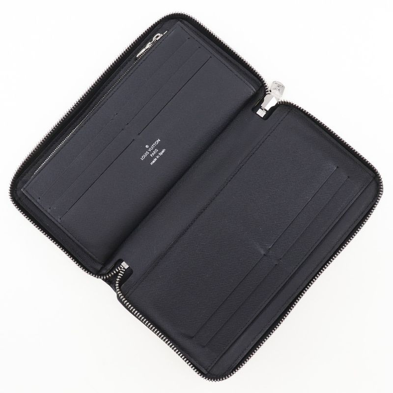 Louis Vuitton Zippy Organizer Epi Leather Noir Black Ca0139 Long — view 5