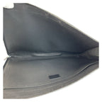 Louis Vuitton Monogram Eclipse Pochette Jules Black Grey Leather — view 7