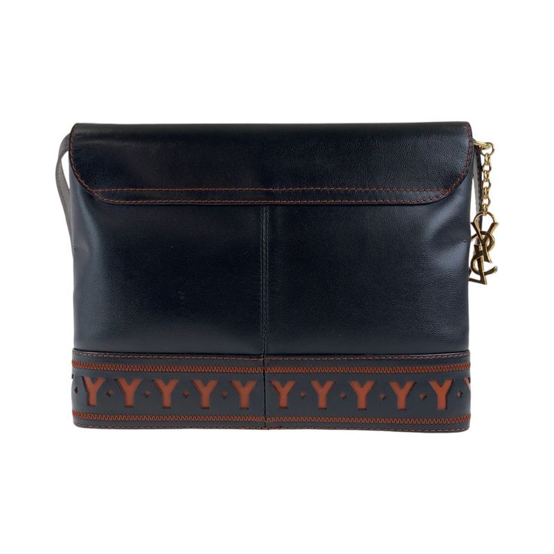Yves Saint Laurent Vintage Y Cutout Black Orange — view 2