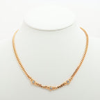 Christian Dior Necklace GP And Rhinestone Gold Germany — view 6