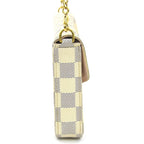 Louis Vuitton Chain Wallet Damier Azur Pochette Felicie — view 2
