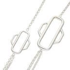 Hermes Attrage 100 Silver Necklace — view 4