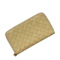 Bottega Veneta Zip Around Wallet Beige