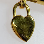Hermes Viviride Heart Choker Leather Accessories Necklace — view 7