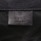 Gucci Bon Sac Drawstring Canvas Black Shoulder Bag 0641 — view 7