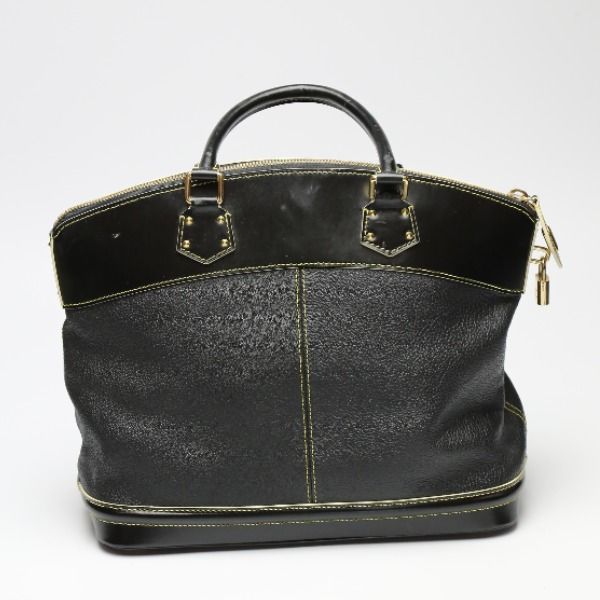 Louis Vuitton Suhali Lock It PM Handbag Noir Black — view 2