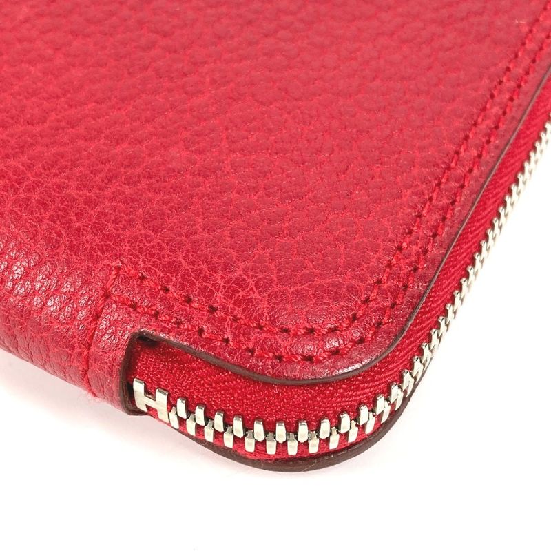Hermes Shoulder Bag Silky Pop Leather Red — view 7
