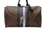 Louis Vuitton Boston Bag Keepall Bandouliere 45 Chapman Brazza Damier Canvas — view 2