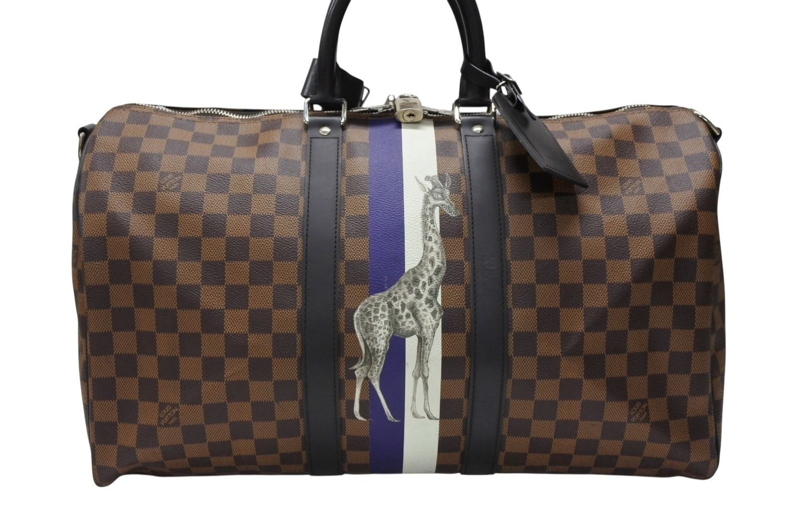Louis Vuitton Boston Bag Keepall Bandouliere 45 Chapman Brazza Damier Canvas — view 2