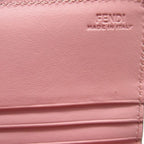 Fendi 8 M0251 Continental Wallet Monster Leather Pink Bifold Long 1555 — view 8