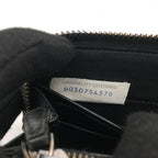 Bottega Veneta Long Wallet Intrecciato Round Zipper Black — view 5