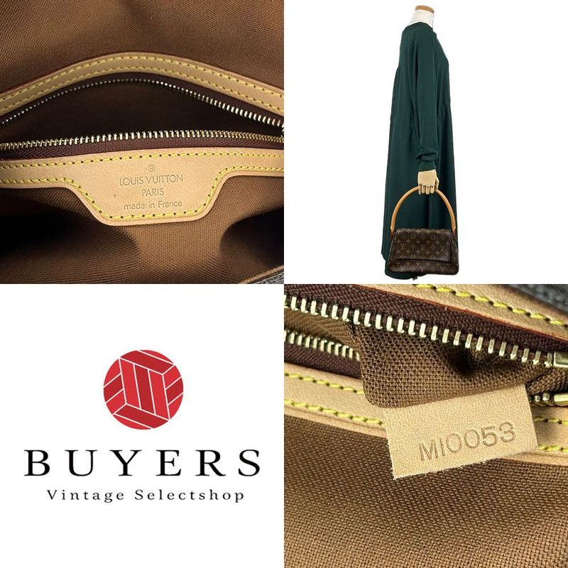 Louis Vuitton Shoulder Bag Mini Looping Monogram Leather Casual — view 6