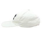Celine Cap Hat Cotton White Navy Logo Triomphe Baseball — view 3