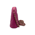 Chanel Shoulder Bag Classic Chain Clutch Quilted Caviar Leather Pink — view 3