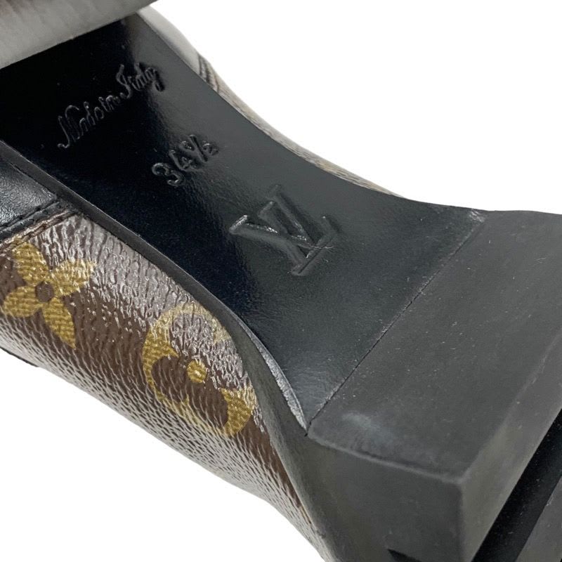 Louis Vuitton Rockabilly Line Monogram Short Boots Ankle Side Gore — view 8