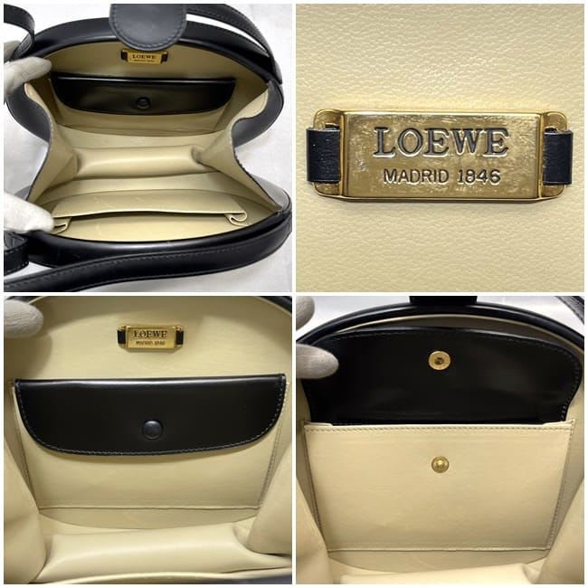 Loewe Handbag Black Anagram Calf — view 4