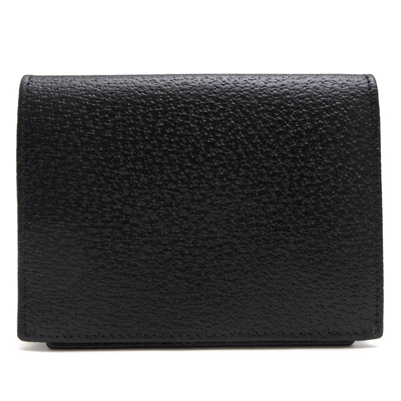 Gucci Card Case Business Holder Leather Black — view 3