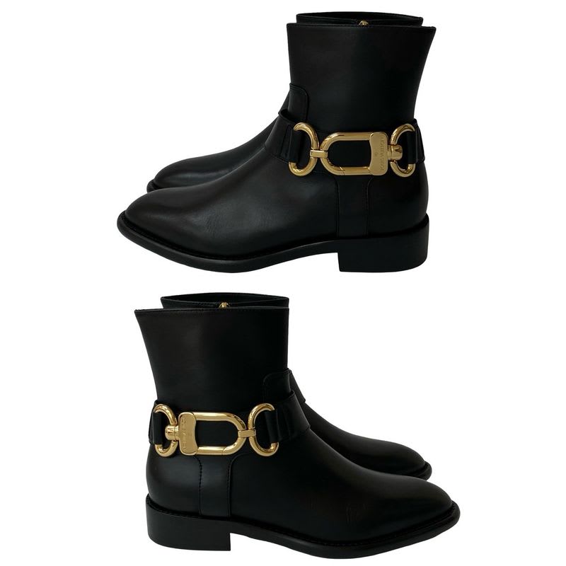Louis Vuitton Waist Side Line Ankle Boots Logo Hardware — view 4