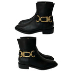 Louis Vuitton Waist Side Line Ankle Boots Logo Hardware — view 4