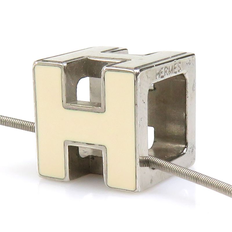 Hermes Necklace H Cube Caged Ash — view 5