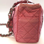 Prada Quilted 2-Way Mini Boston Bag Br2236 Triangle Logo Plate — view 3
