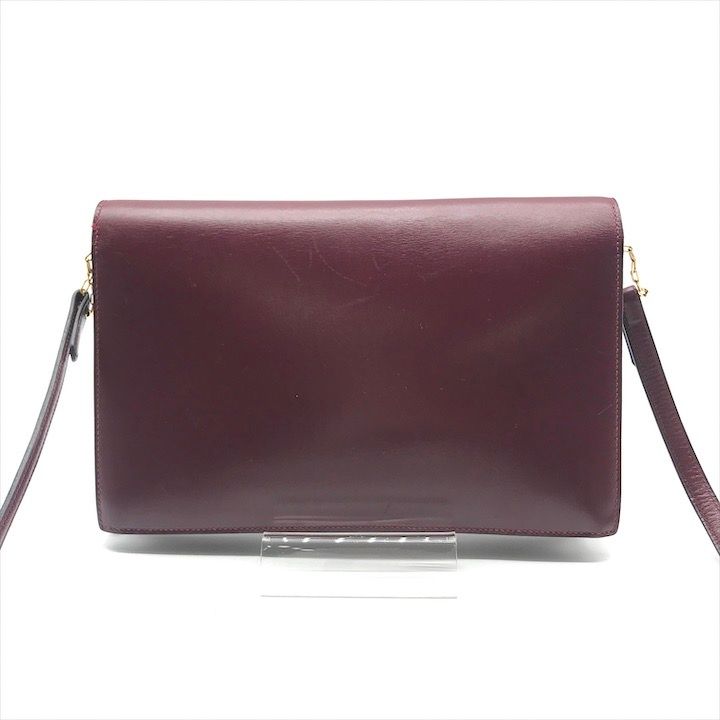 Hermes Liddy Calfskin Shoulder Bag Gold Purse — view 3