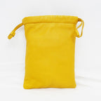 Saint Laurent Drawstring Mini Chain Shoulder Bag Yellow — view 3
