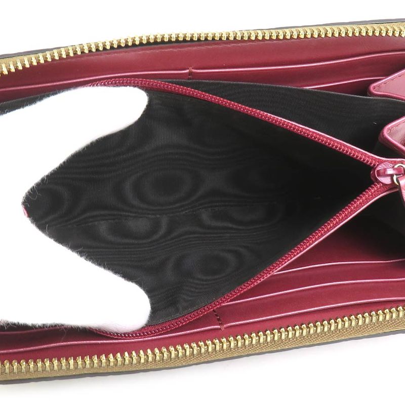Gucci Round Zipper Long Wallet Micro Guccissima — view 4