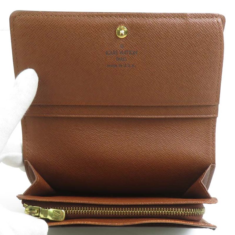 Louis Vuitton Bifold Wallet Monogram Porte Monet Bier Tresor — view 3