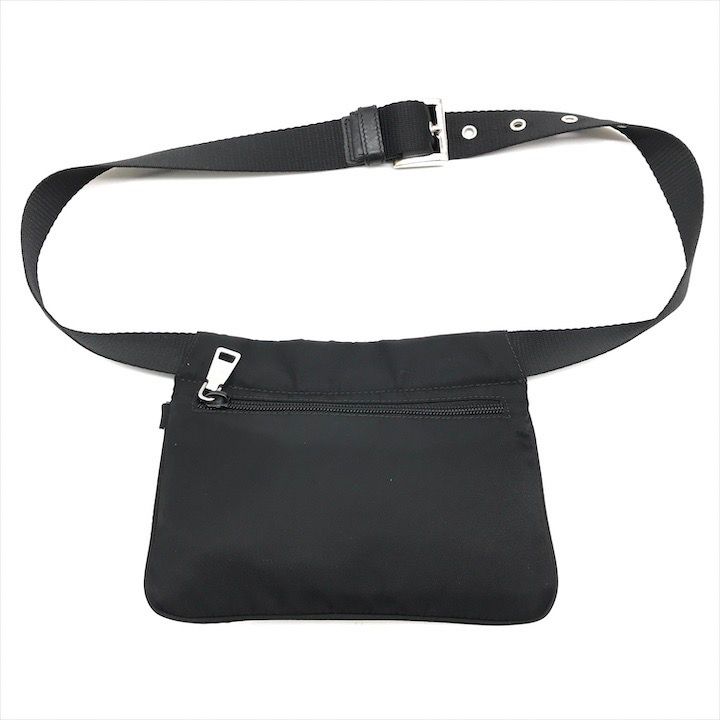 Prada Waist Pouch Nylon Tessuto Black — view 2