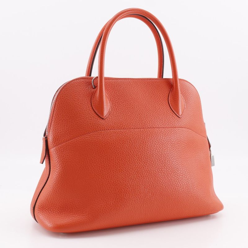 Hermes Bolide 31 2-Way Shoulder Taurillon Clemence Orange A Handbag — view 3