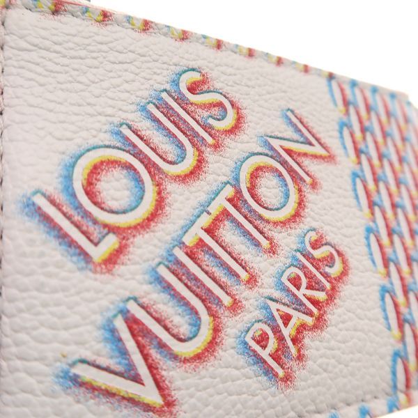 Louis Vuitton Double Zipped Card Holder Damier Spray RFID Coin Case — view 5